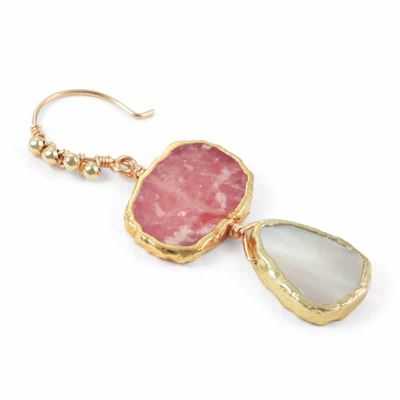 LA SOEUR LA SOEUR＜ラ スール＞バーニーズ　ニューヨーク限定ピアス （インカローズ×シェルパール） NONE(0000)