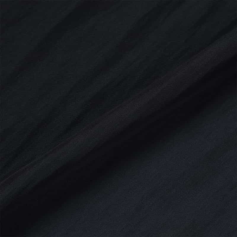 BARNEYS NEW YORK ウォッシャブル ギャザードレス NAVY