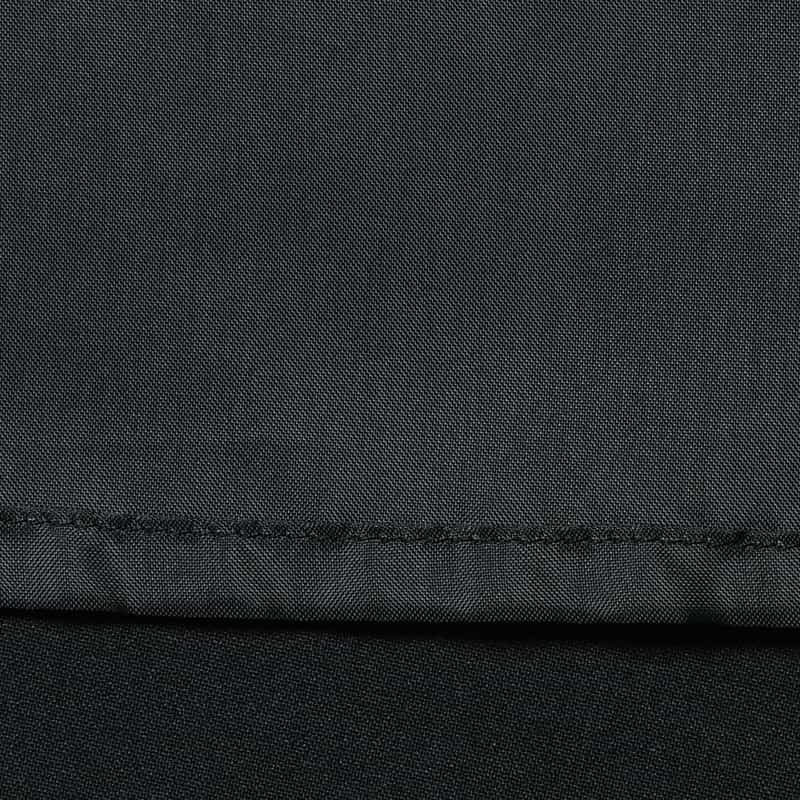 BARNEYS NEW YORK ウォッシャブル バルーンスリーブ ロングフレアドレス NAVY