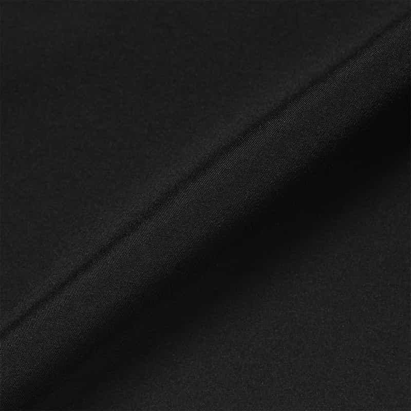 BARNEYS NEW YORK ウォッシャブル バルーンスリーブ ロングフレアドレス BLACK