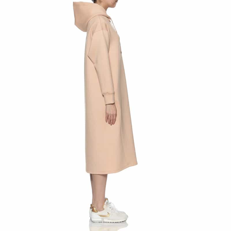 BARNEYS NEW YORK ウォッシャブル フーディドレス PINK