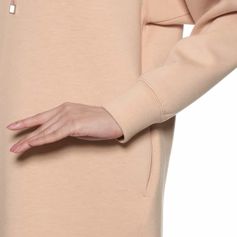 BARNEYS NEW YORK ウォッシャブル フーディドレス PINK