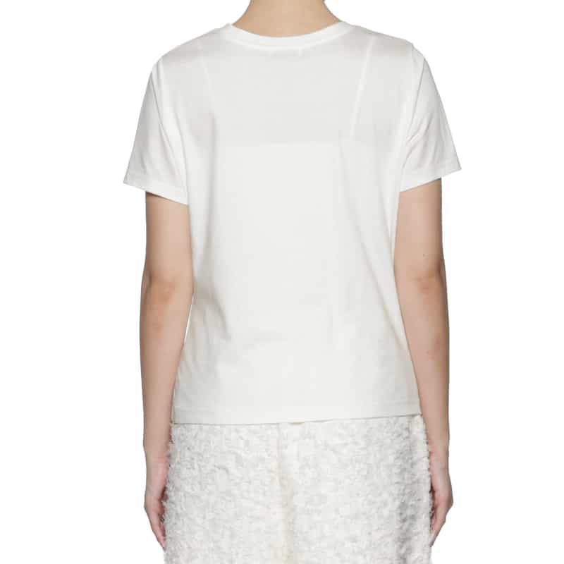 BARNEYS NEW YORK ウォッシャブル ボタン付きコンビネーションカットソー GRAY BEIGE