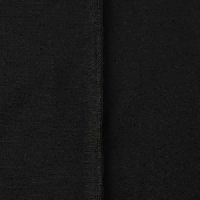 BARNEYS NEW YORK ウォッシャブル ドローストリングワイドパンツ BLACK