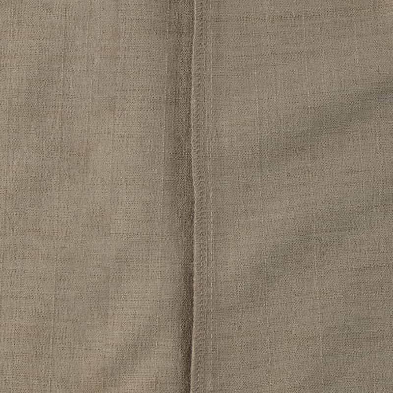 BARNEYS NEW YORK ウォッシャブル ドローストリングワイドパンツ GRAY BEIGE