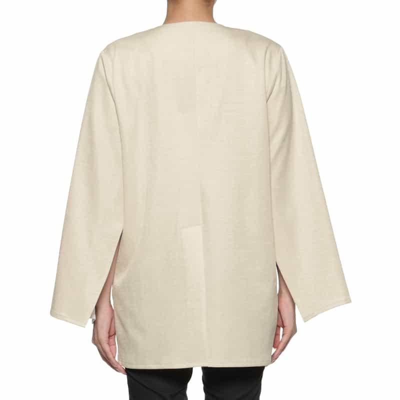 BARNEYS NEW YORK ウォッシャブル リネンライク ダブルジャケット BEIGE