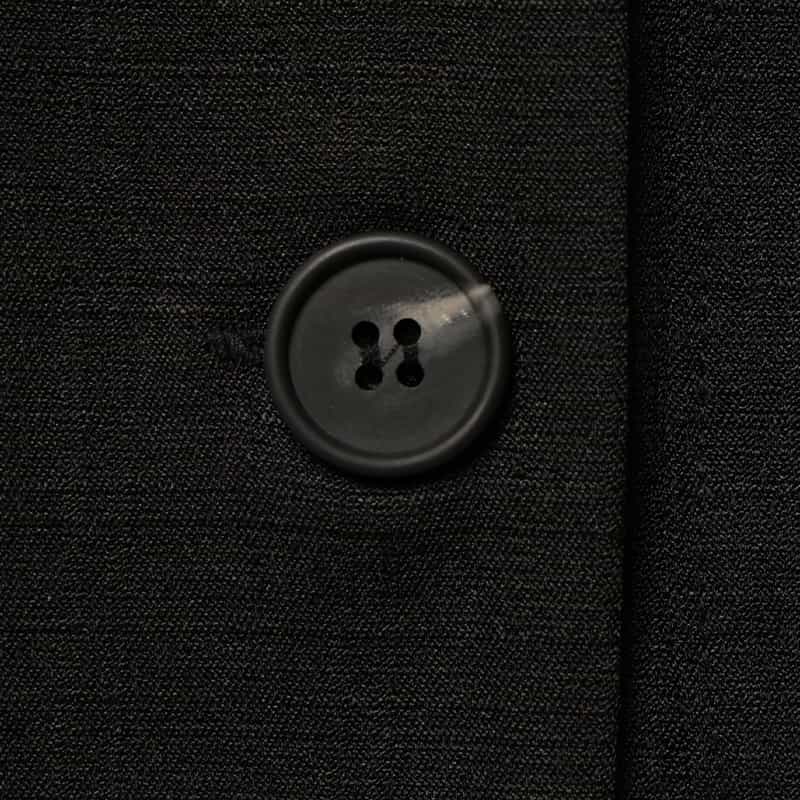 BARNEYS NEW YORK ウォッシャブル リネンライク ダブルジャケット BLACK