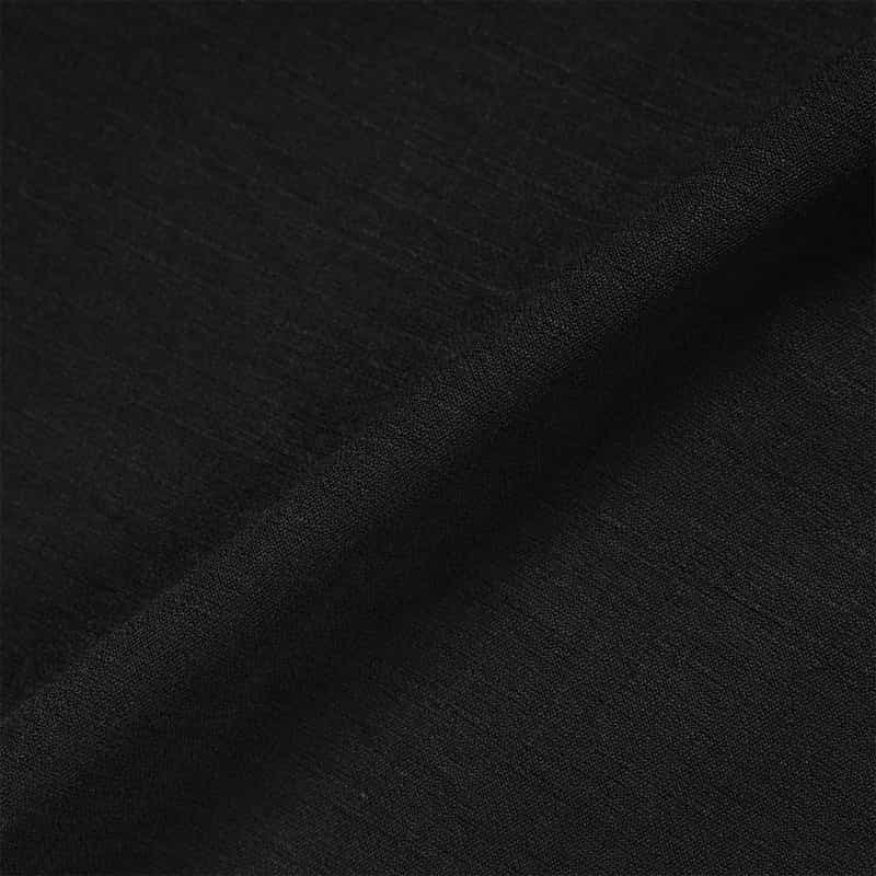 BARNEYS NEW YORK ウォッシャブル リネンライク ダブルジャケット BLACK