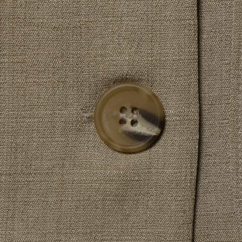 BARNEYS NEW YORK ウォッシャブル リネンライク ダブルジャケット GRAY BEIGE