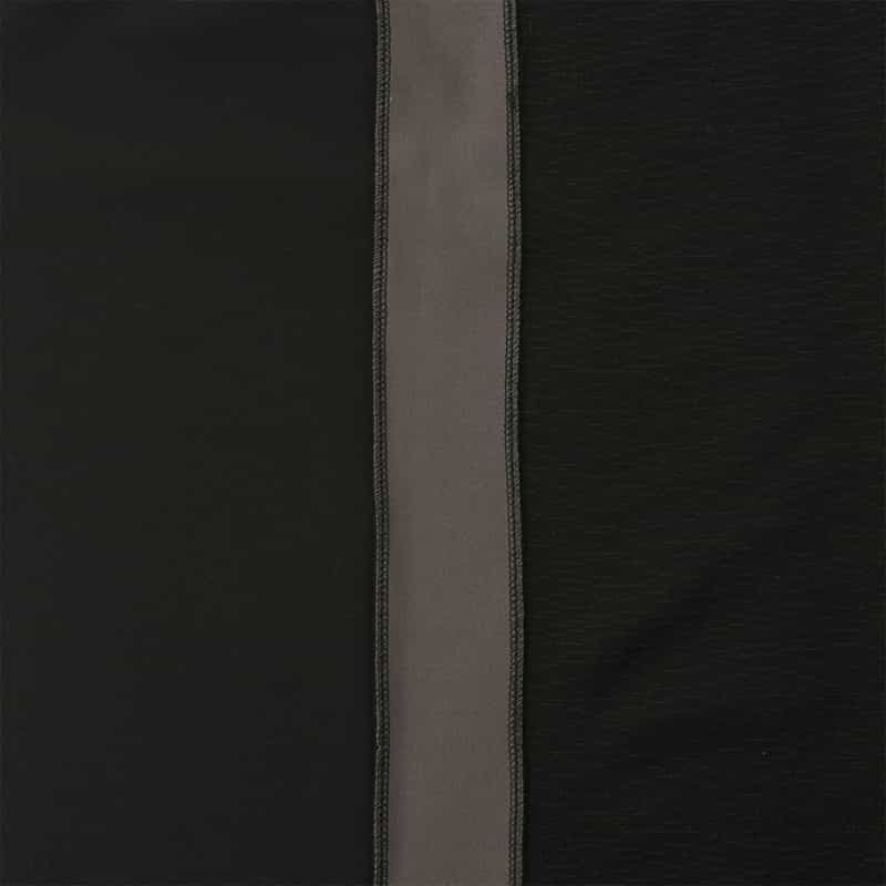 BARNEYS NEW YORK ウォッシャブル異素材コンビネーション サイドライン入りタイトスカート BLACK