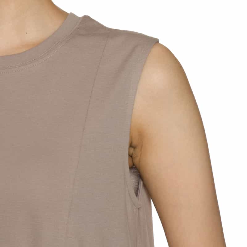 BARNEYS NEW YORK ウォッシャブル チュールコンビネーションロングドレス BEIGE