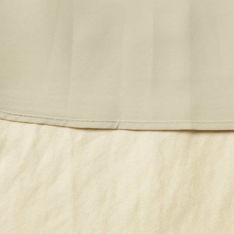 BARNEYS NEW YORK ウォッシャブル 切替ロングスカート BEIGE