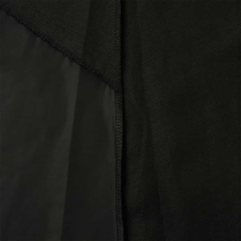 BARNEYS NEW YORK ウォッシャブル 切替ロングスカート BLACK