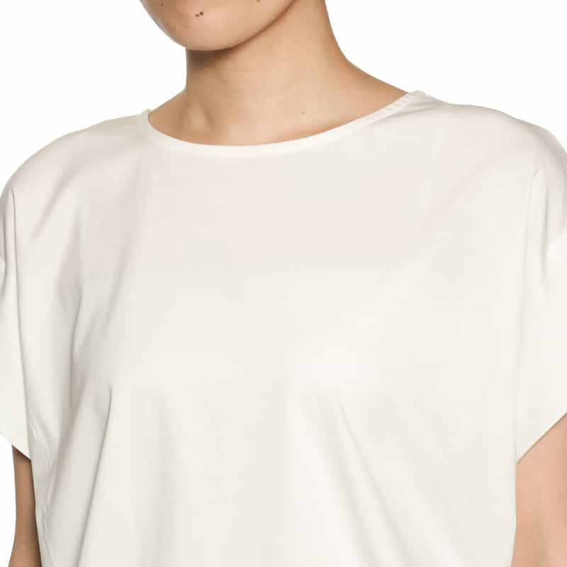 BARNEYS NEW YORK ウォッシャブル ショルダータックカットソー OFF WHITE