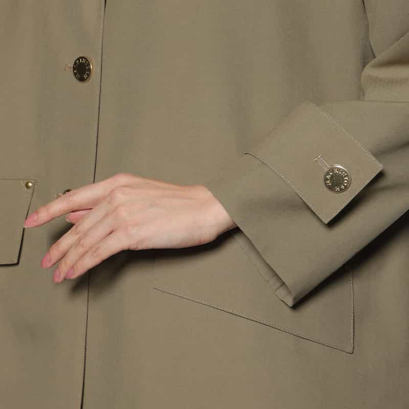 MACKINTOSH MACKINTOSH<マッキントッシュ>ステンカラーショートコート“HUMBIE" LT BEIGE