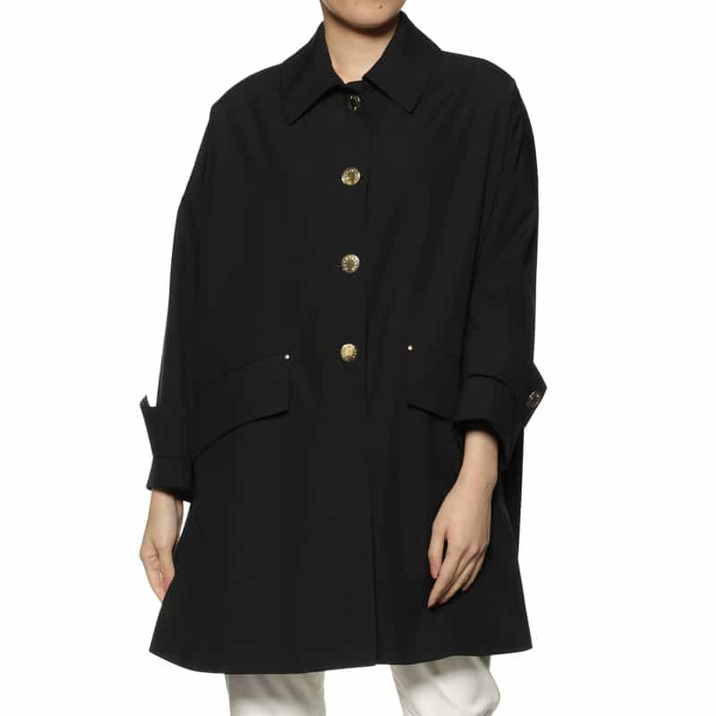 MACKINTOSH MACKINTOSH<マッキントッシュ>ステンカラーショートコート“HUMBIE" NAVY