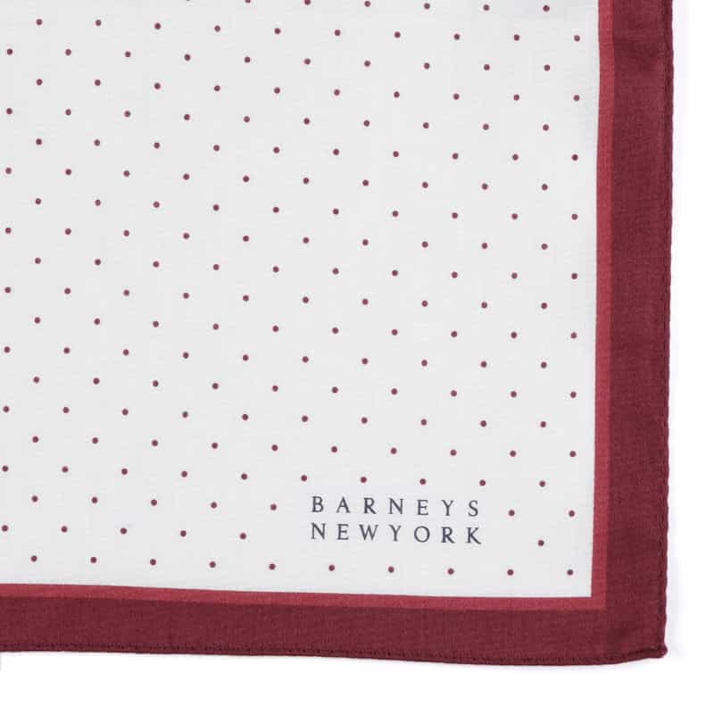 BARNEYS NEW YORK ハンカチ WINE