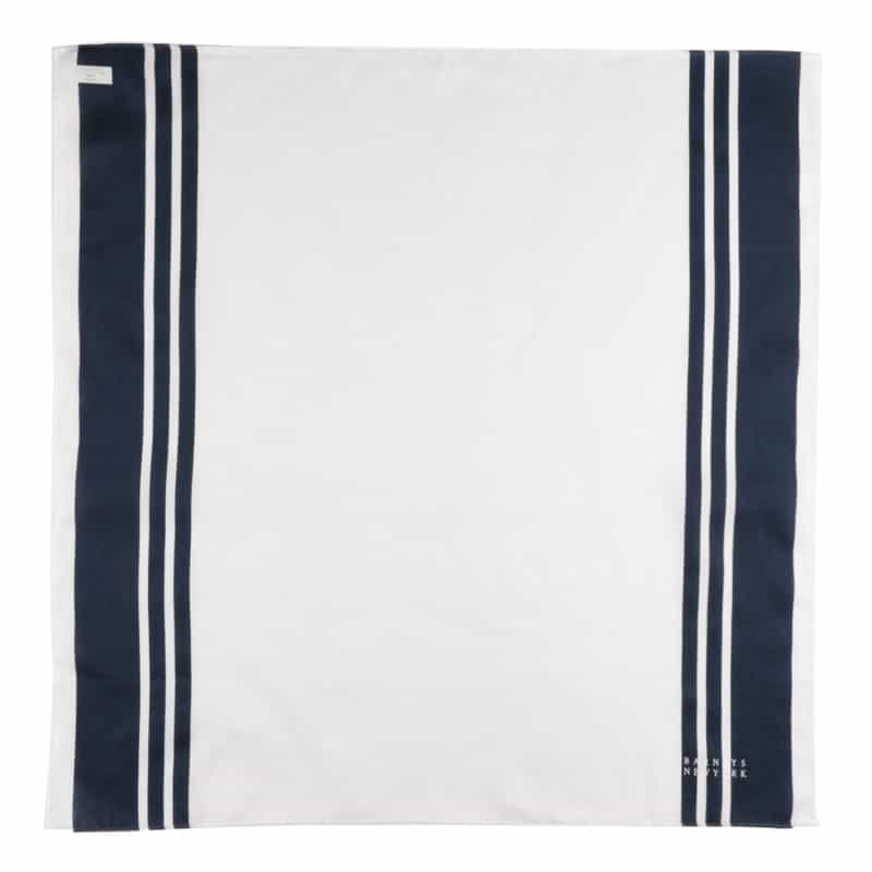 BARNEYS NEW YORK ハンカチ NAVY
