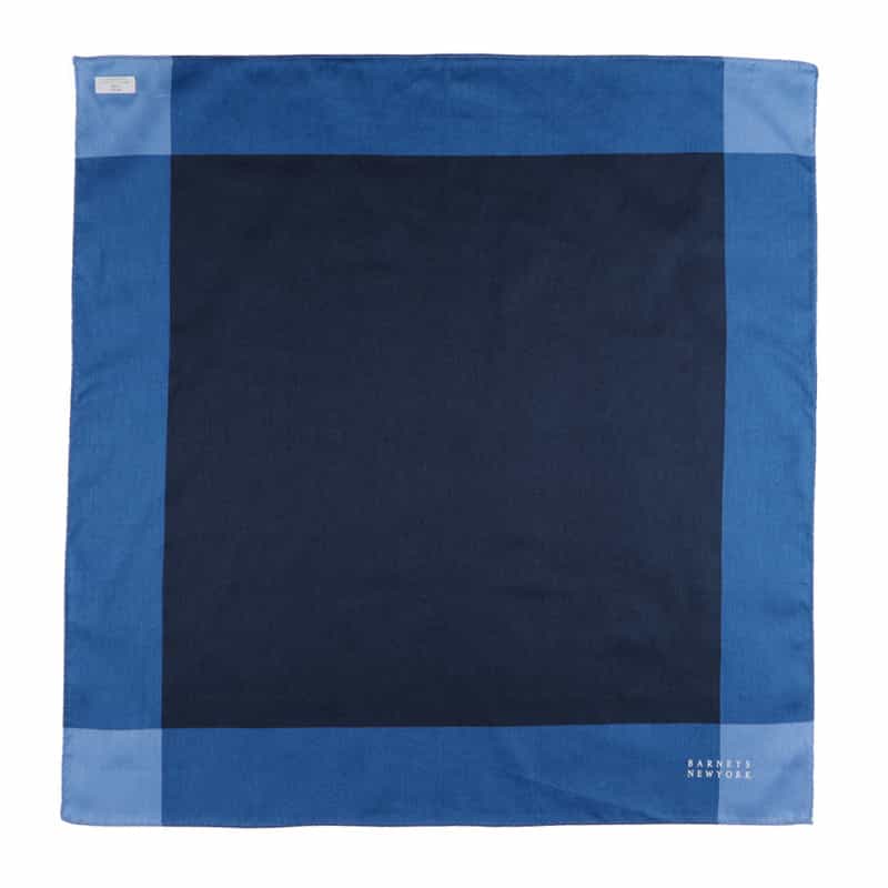 BARNEYS NEW YORK ハンカチ NAVY