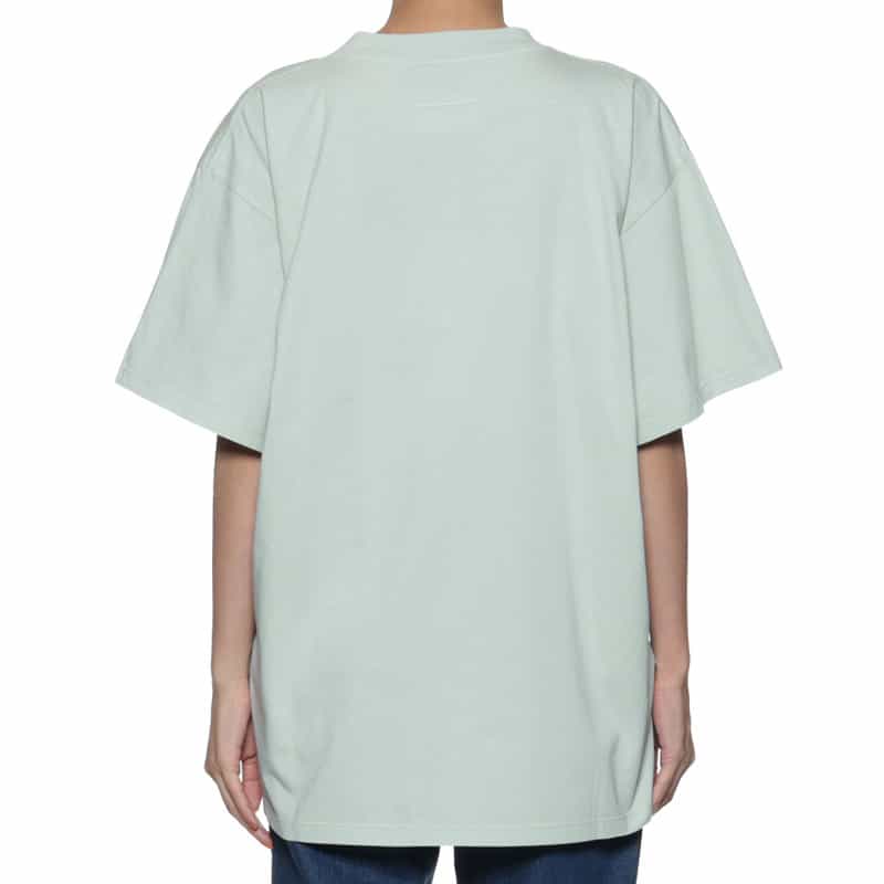 MM6 MAISON MARGIELA カレンダータグプリントTシャツ LT GREEN