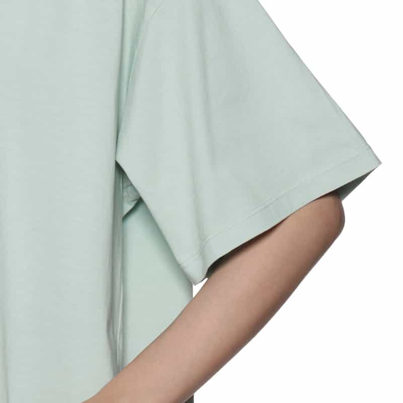 MM6 MAISON MARGIELA カレンダータグプリントTシャツ LT GREEN