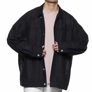 ジャージー素材ワークジャケット