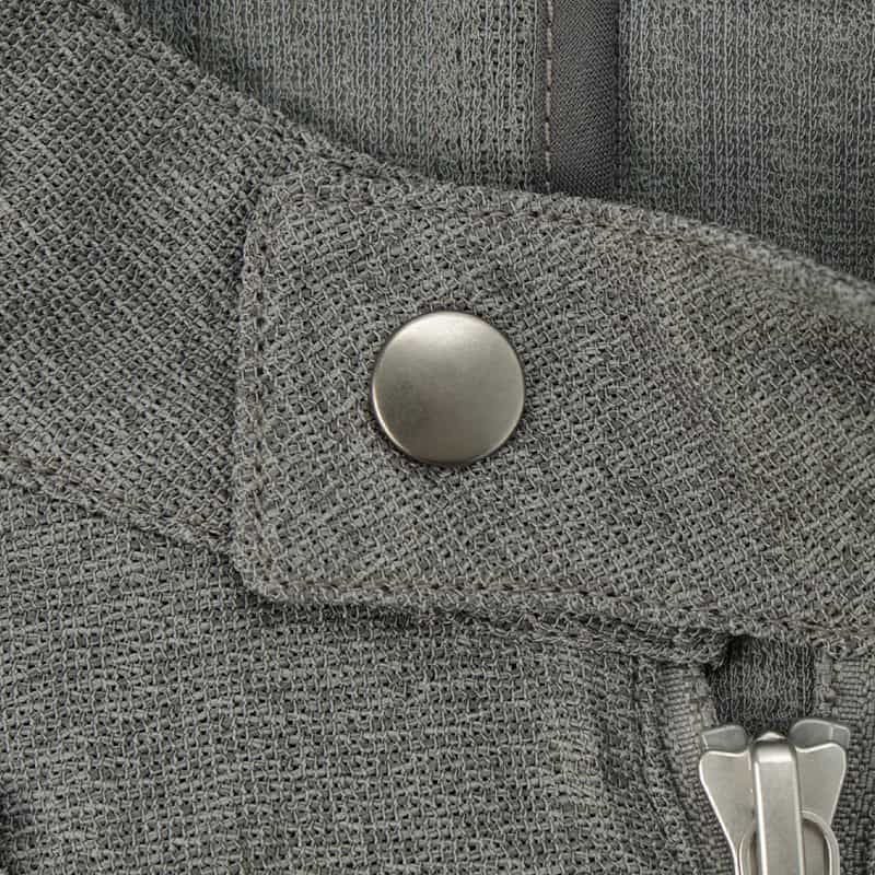 BARNEYS NEW YORK ジャージー素材ライダースジャケット GRAY