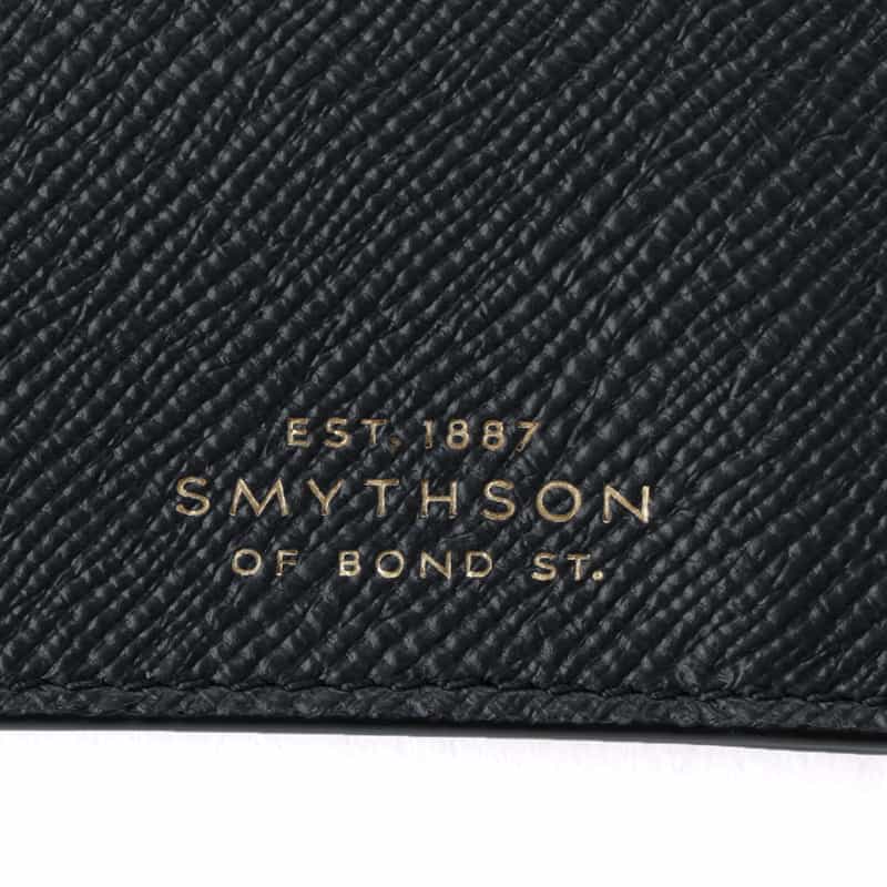 SMYTHSON SMYTHSON＜スマイソン＞2つ折りウォレット"PANAMA" NAVY