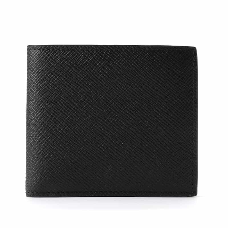 SMYTHSON SMYTHSON＜スマイソン＞2つ折りウォレット"PANAMA" BLACK