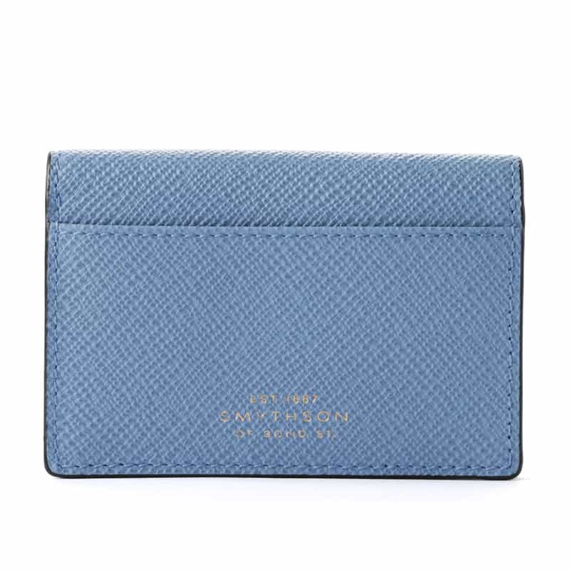 SMYTHSON SMYTHSON＜スマイソン＞レザーカードケース"PANAMA" LT BLUE