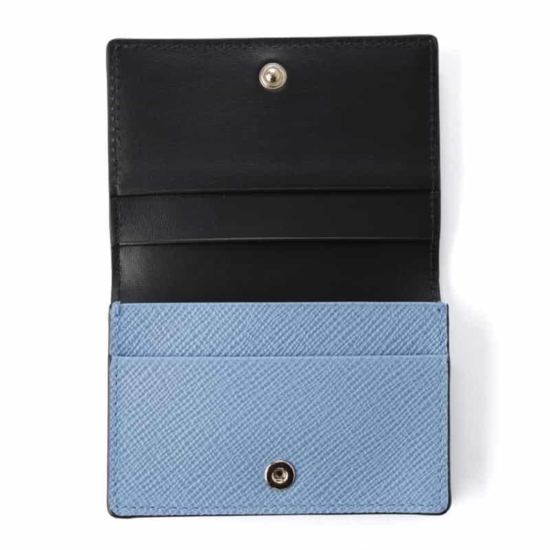 SMYTHSON SMYTHSON＜スマイソン＞レザーカードケース"PANAMA" LT BLUE