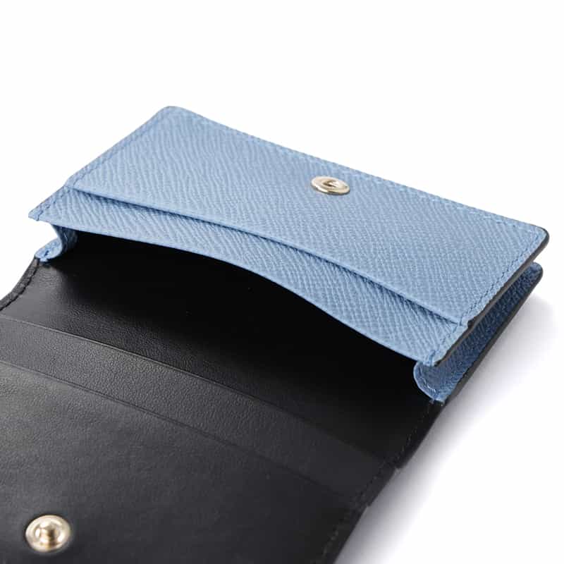 SMYTHSON SMYTHSON＜スマイソン＞レザーカードケース"PANAMA" LT BLUE
