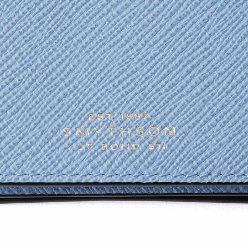 SMYTHSON SMYTHSON＜スマイソン＞レザーカードケース"PANAMA" LT BLUE