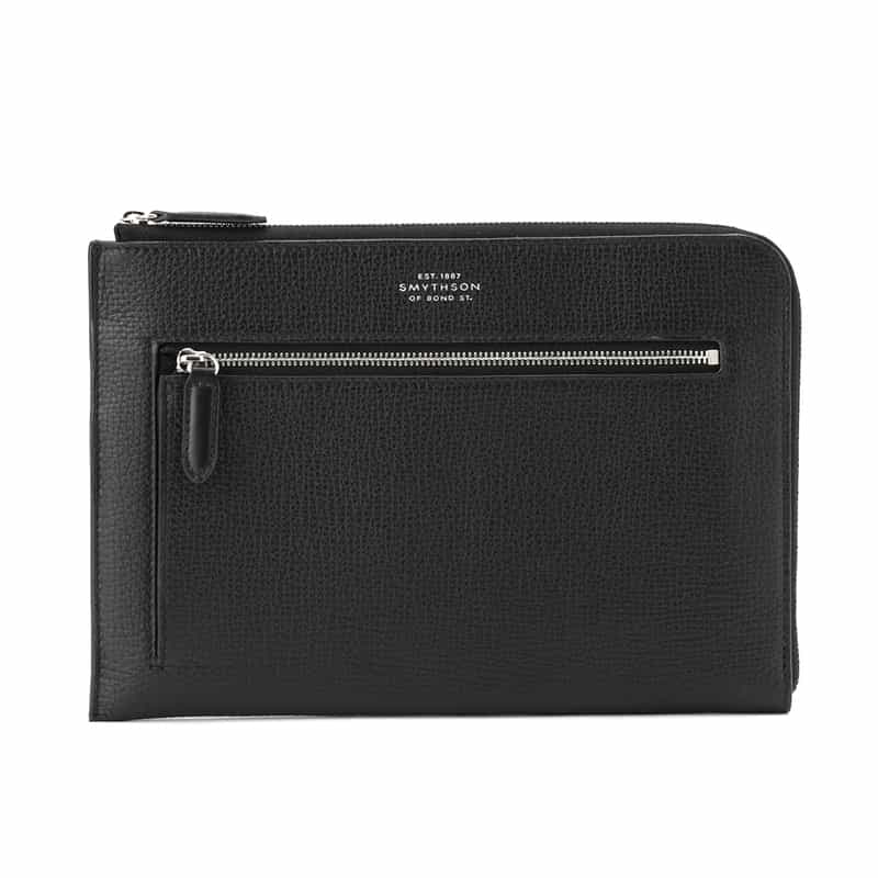 SMYTHSON SMYTHSON＜スマイソン＞ クラッチバッグ BLACK