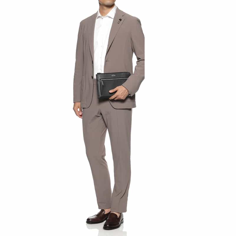 SMYTHSON SMYTHSON＜スマイソン＞ クラッチバッグ BLACK