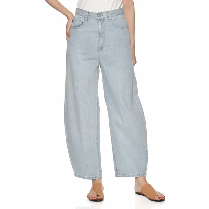 BARNEYS NEW YORK ウォッシャブル カービィデニムパンツ LIGHT BLUE
