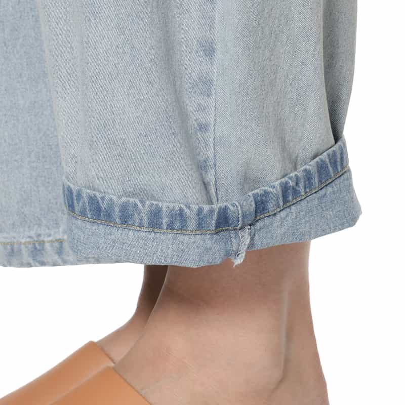 BARNEYS NEW YORK ウォッシャブル カービィデニムパンツ LIGHT BLUE