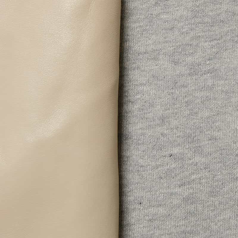 BARNEYS NEW YORK ウォッシャブル フード付きライダースジャケット IVORY