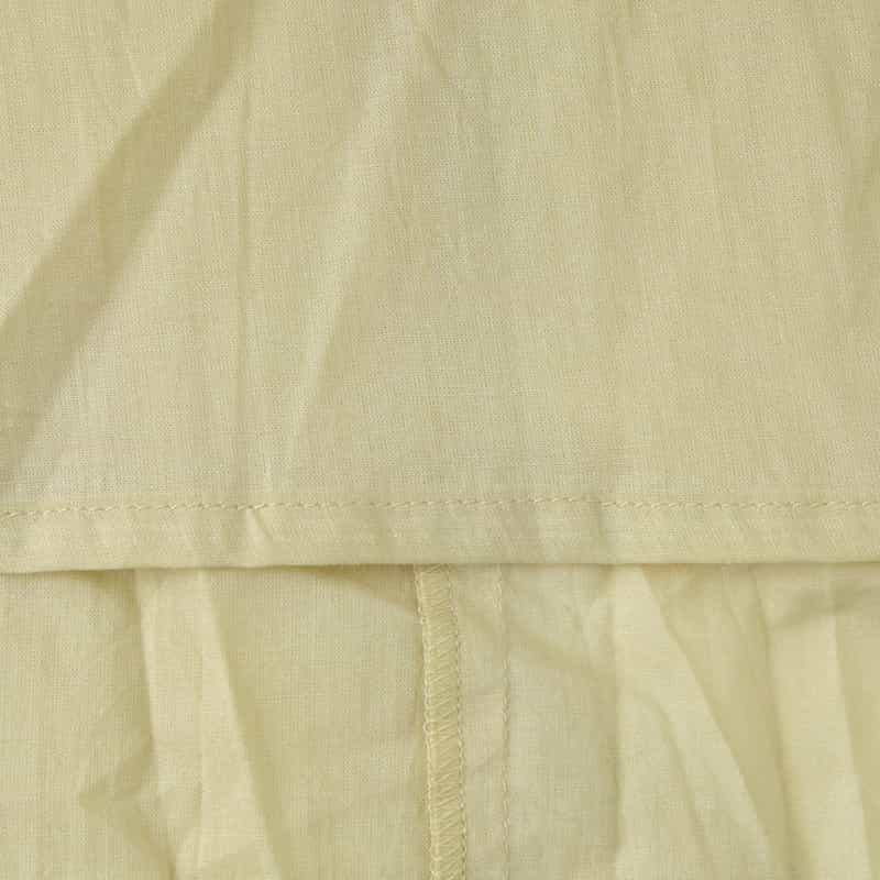 BARNEYS NEW YORK ウォッシャブル エンブロイダリースモックドレス BEIGE