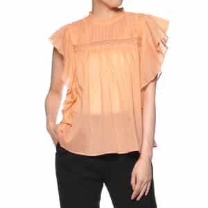 ウォッシャブル 刺繍入りブラウス