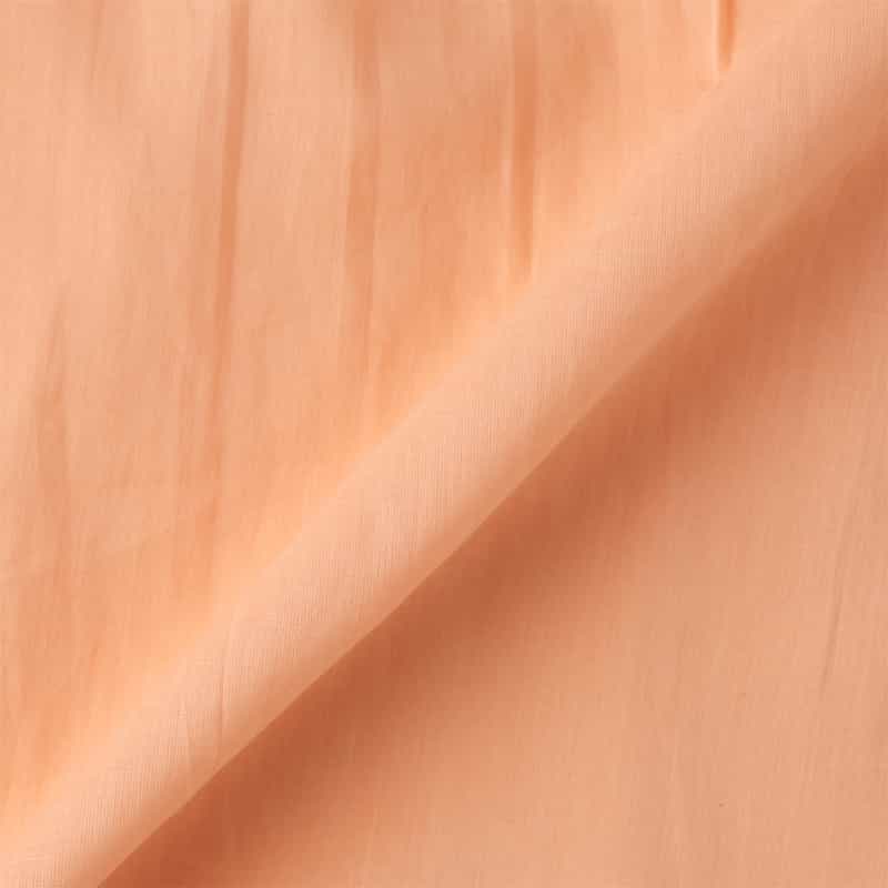 BARNEYS NEW YORK ウォッシャブル 刺繍入りブラウス ORANGE