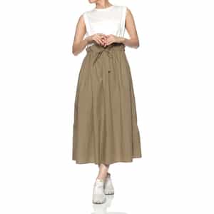 ウォッシャブル ドローコード付ドレス