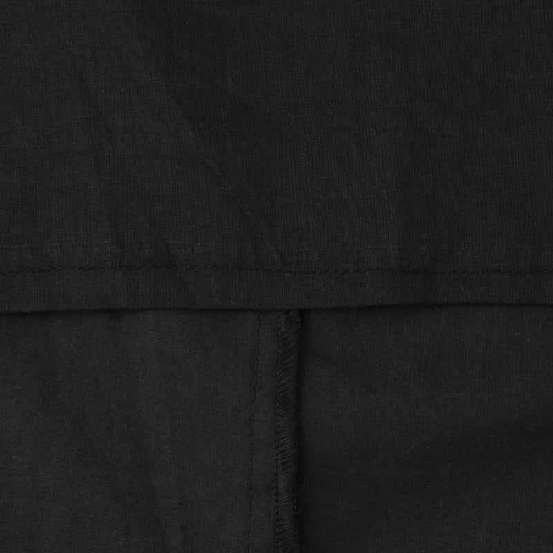 BARNEYS NEW YORK ウォッシャブル キャミソール付きキャップスリーブドレス BLACK