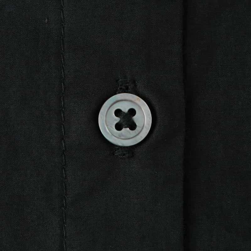 BARNEYS NEW YORK ウォッシャブル ビスチェ付きシャツドレス BLACK