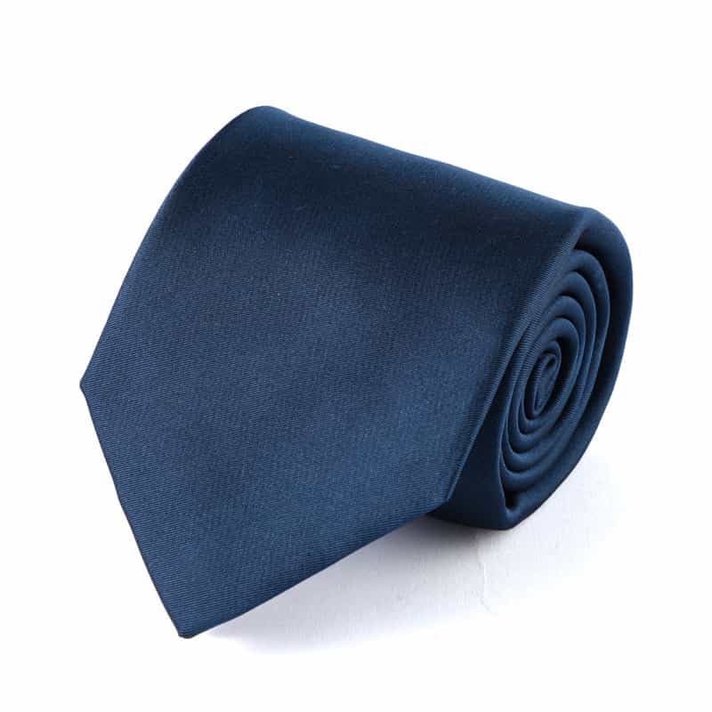 LUIGI  BORRELLI ソリッドタイ BLUE