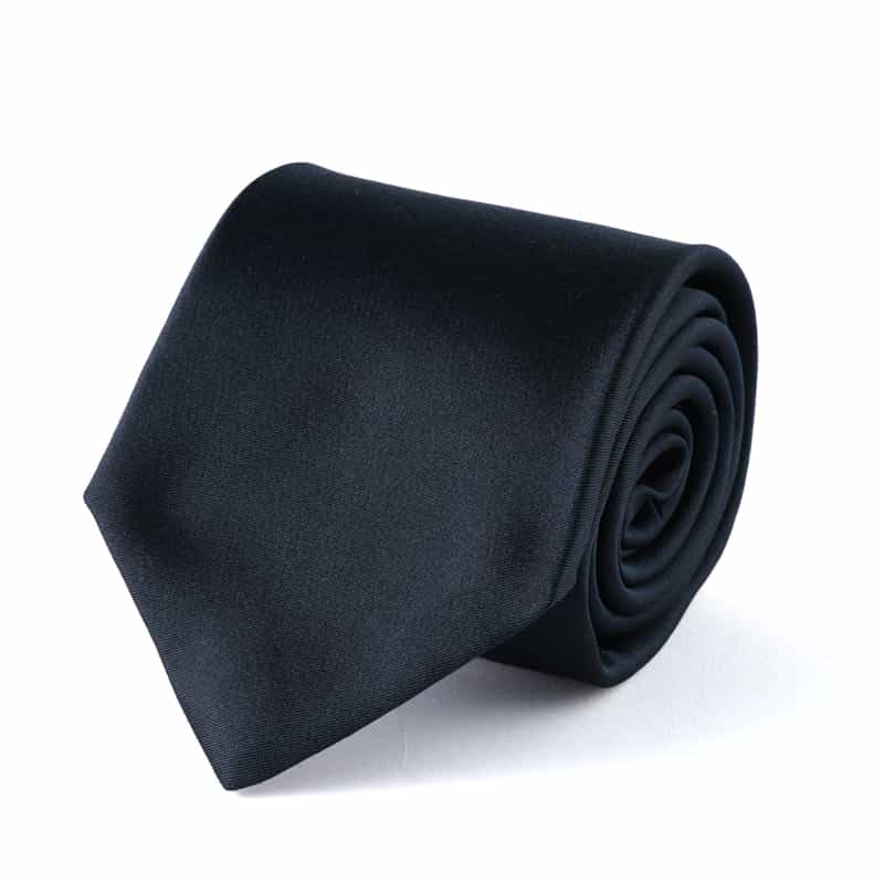 LUIGI  BORRELLI ソリッドタイ NAVY