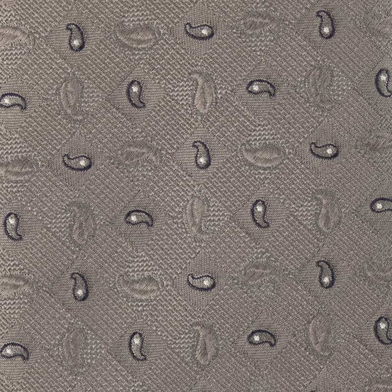 LUIGI  BORRELLI 小紋柄タイ GRAY