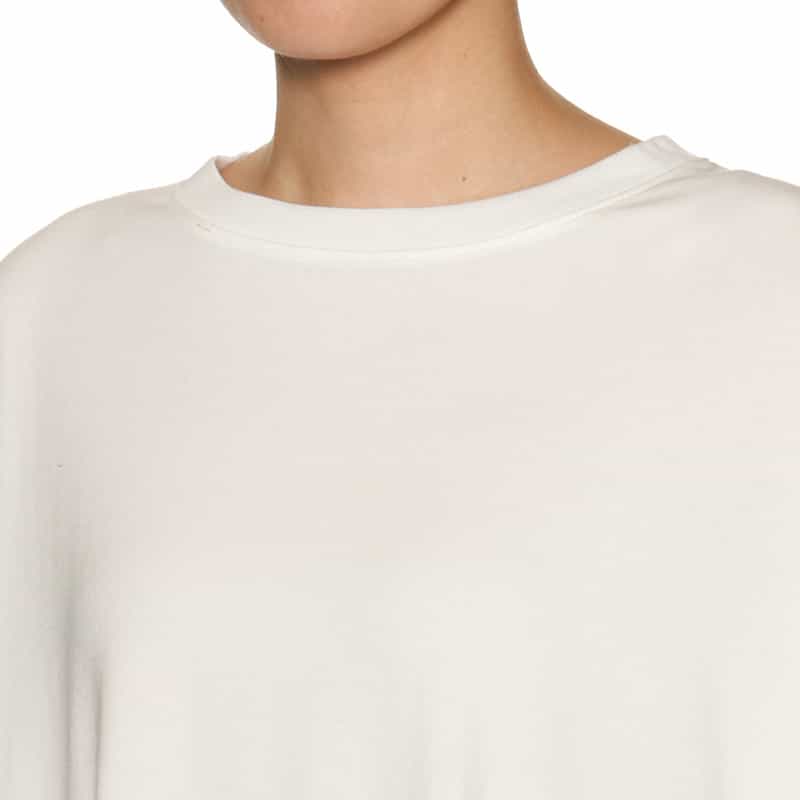 COGTHEBIGSMOKE サイドスリット ワイドシルエットドレス WHITE