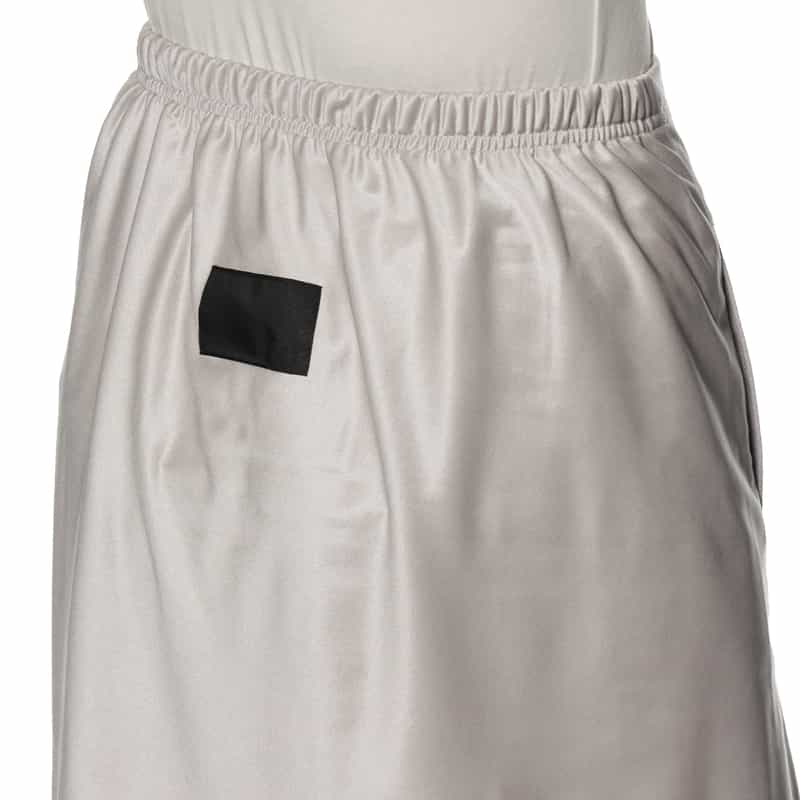COGTHEBIGSMOKE サテンジャージー フレアスカート SILVER