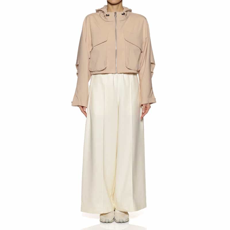 COGTHEBIGSMOKE サイドシームレス ワイドレッグパンツ IVORY